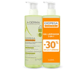 A-DERMA-EXOMEGA CONTROL gel emoliente 2 em 1 pacote 2 x 500 ml.-DrShampoo - Perfumaria e Cosmética